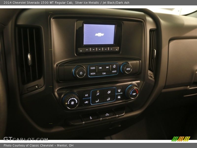 Silver Ice Metallic / Jet Black/Dark Ash 2014 Chevrolet Silverado 1500 WT Regular Cab
