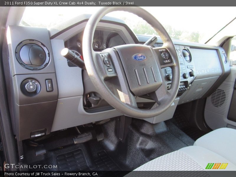 Tuxedo Black / Steel 2011 Ford F350 Super Duty XL Crew Cab 4x4 Dually
