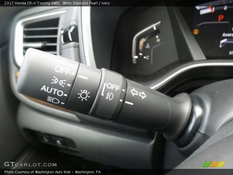 White Diamond Pearl / Ivory 2017 Honda CR-V Touring AWD