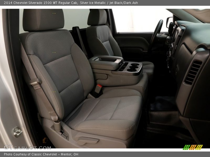 Silver Ice Metallic / Jet Black/Dark Ash 2014 Chevrolet Silverado 1500 WT Regular Cab