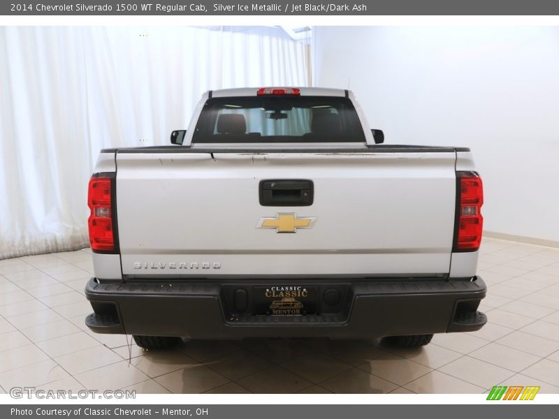 Silver Ice Metallic / Jet Black/Dark Ash 2014 Chevrolet Silverado 1500 WT Regular Cab