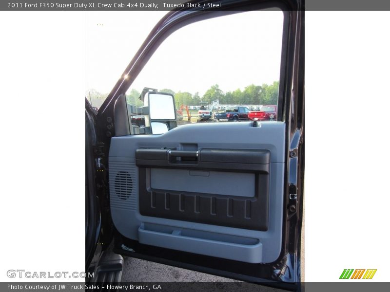 Tuxedo Black / Steel 2011 Ford F350 Super Duty XL Crew Cab 4x4 Dually