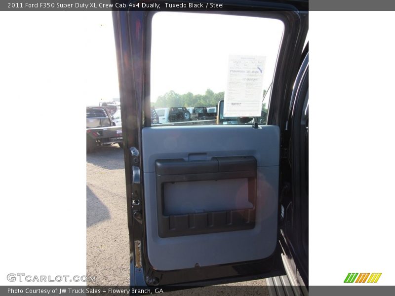 Tuxedo Black / Steel 2011 Ford F350 Super Duty XL Crew Cab 4x4 Dually