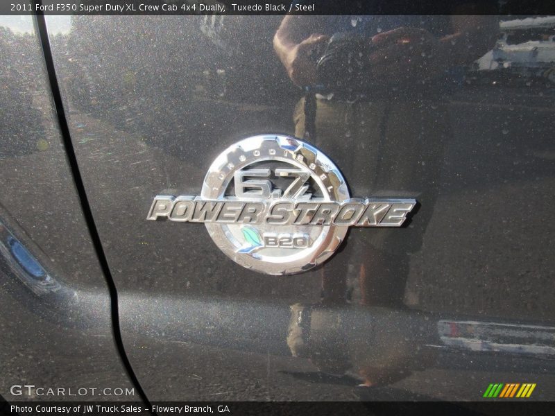 Tuxedo Black / Steel 2011 Ford F350 Super Duty XL Crew Cab 4x4 Dually