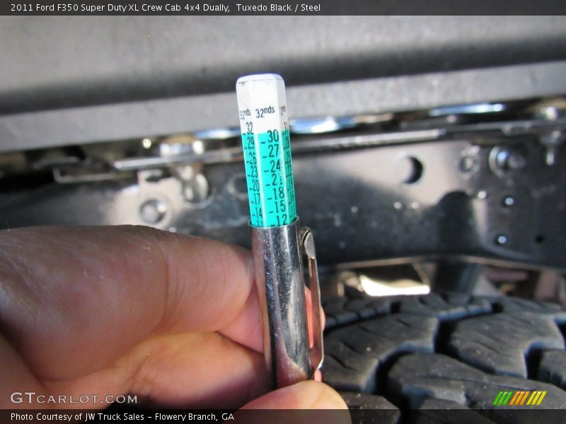 Tuxedo Black / Steel 2011 Ford F350 Super Duty XL Crew Cab 4x4 Dually