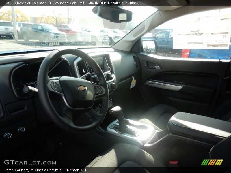 Kinetic Blue Metallic / Jet Black 2018 Chevrolet Colorado LT Extended Cab 4x4