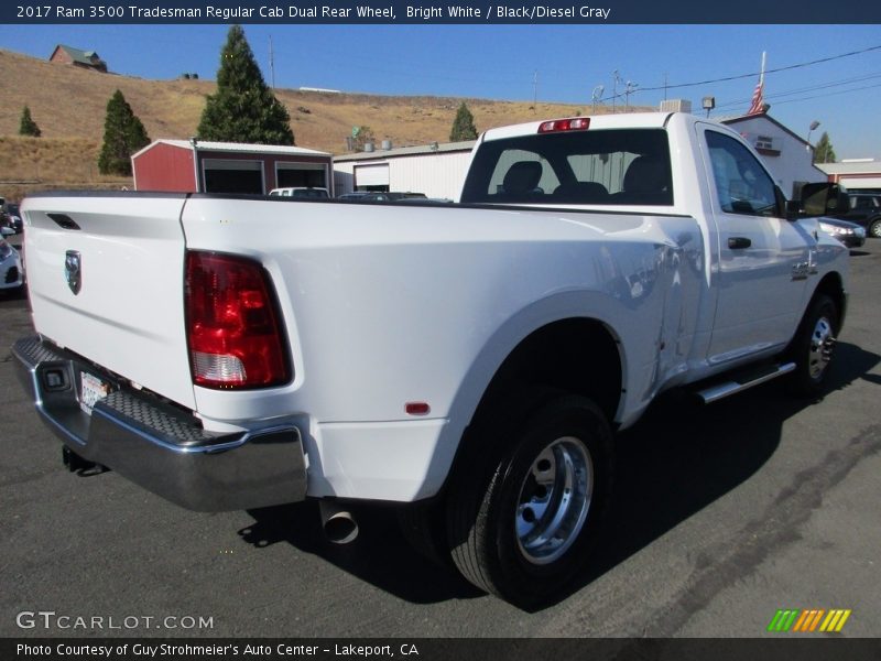 Bright White / Black/Diesel Gray 2017 Ram 3500 Tradesman Regular Cab Dual Rear Wheel