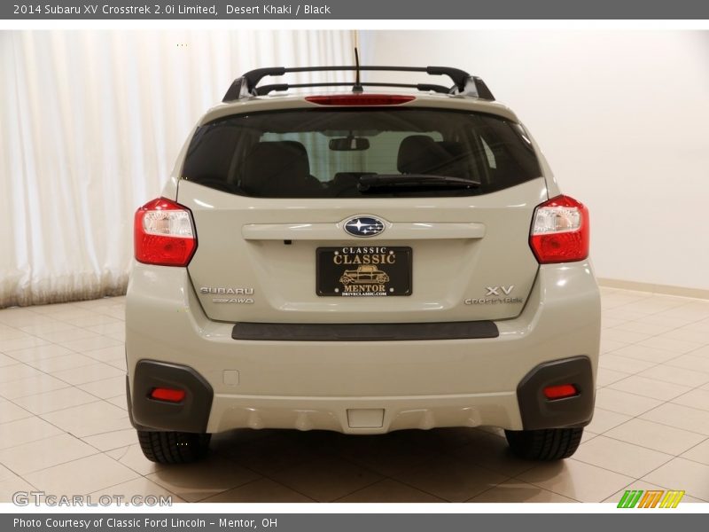 Desert Khaki / Black 2014 Subaru XV Crosstrek 2.0i Limited