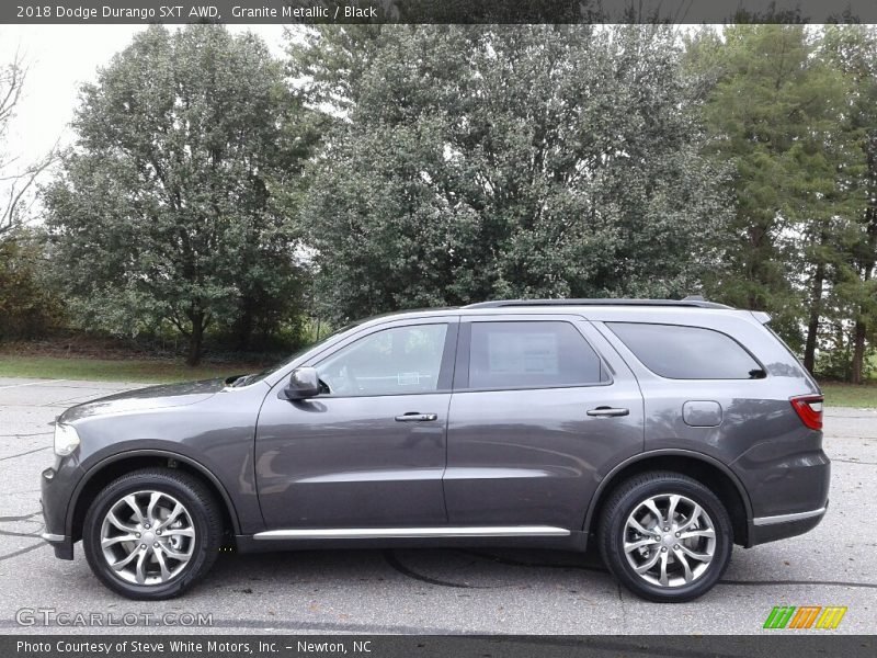 Granite Metallic / Black 2018 Dodge Durango SXT AWD