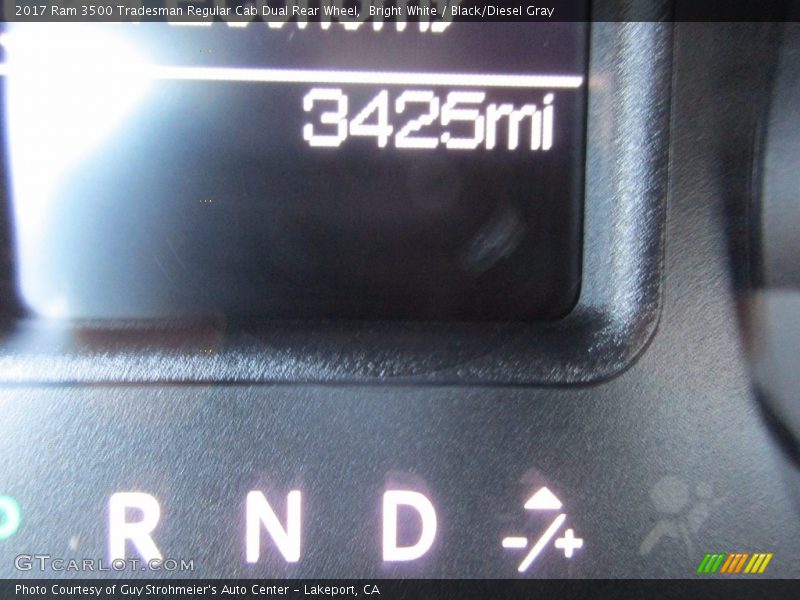 Bright White / Black/Diesel Gray 2017 Ram 3500 Tradesman Regular Cab Dual Rear Wheel