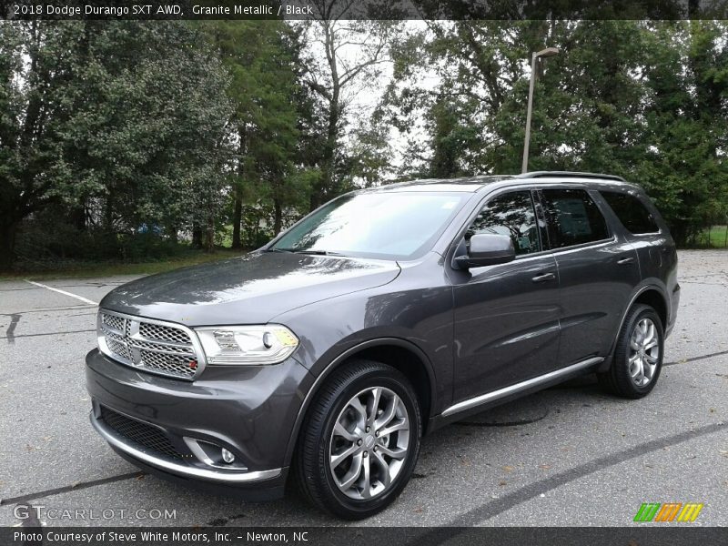 Granite Metallic / Black 2018 Dodge Durango SXT AWD