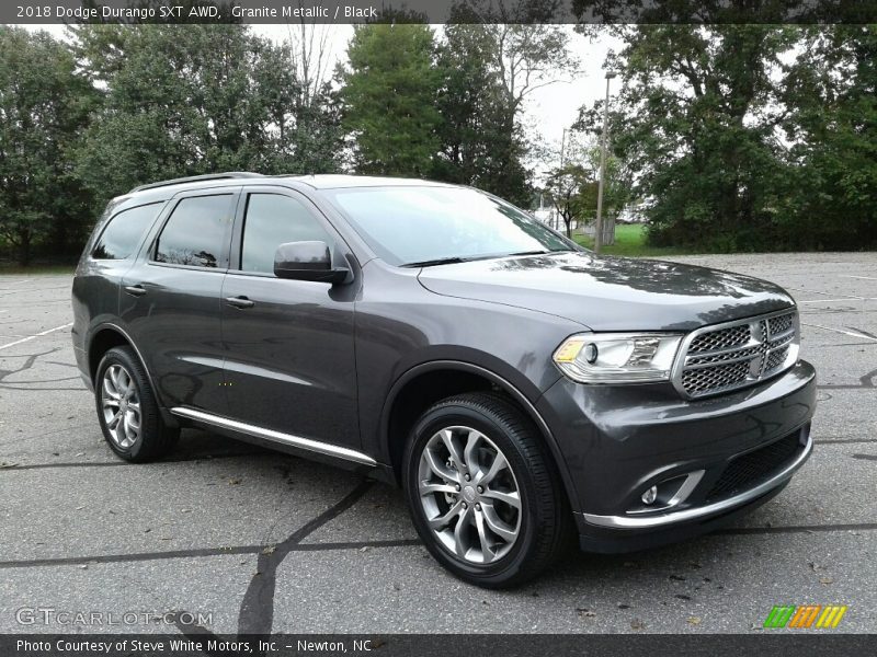 Granite Metallic / Black 2018 Dodge Durango SXT AWD