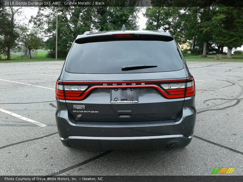 Granite Metallic / Black 2018 Dodge Durango SXT AWD