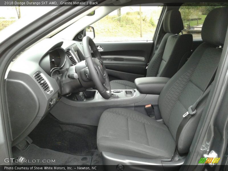 Granite Metallic / Black 2018 Dodge Durango SXT AWD