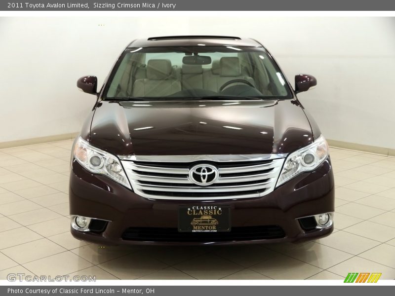 Sizzling Crimson Mica / Ivory 2011 Toyota Avalon Limited