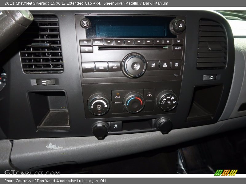 Sheer Silver Metallic / Dark Titanium 2011 Chevrolet Silverado 1500 LS Extended Cab 4x4