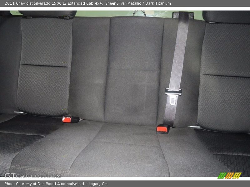 Sheer Silver Metallic / Dark Titanium 2011 Chevrolet Silverado 1500 LS Extended Cab 4x4
