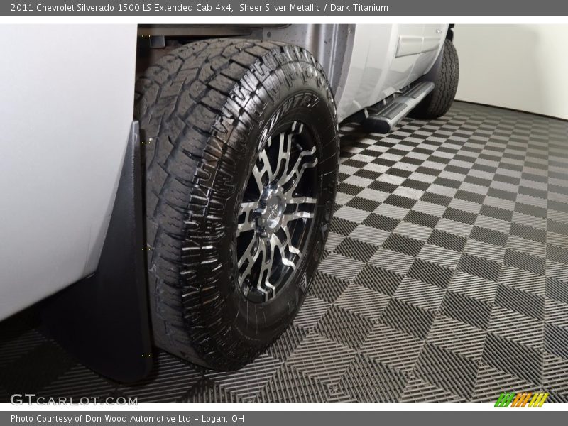 Sheer Silver Metallic / Dark Titanium 2011 Chevrolet Silverado 1500 LS Extended Cab 4x4