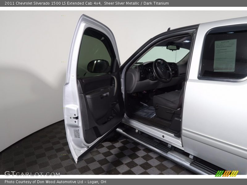 Sheer Silver Metallic / Dark Titanium 2011 Chevrolet Silverado 1500 LS Extended Cab 4x4