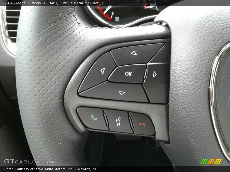 Granite Metallic / Black 2018 Dodge Durango SXT AWD