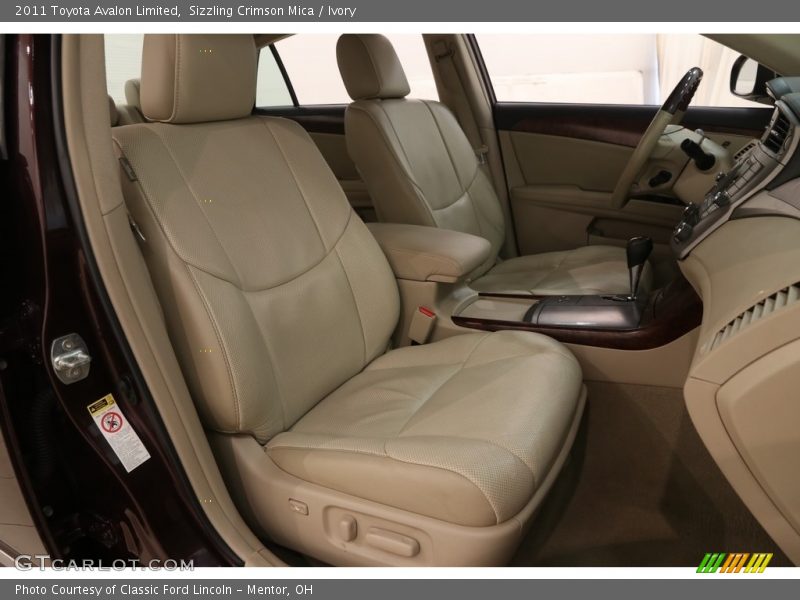 Sizzling Crimson Mica / Ivory 2011 Toyota Avalon Limited