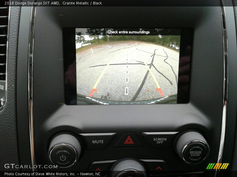 Granite Metallic / Black 2018 Dodge Durango SXT AWD