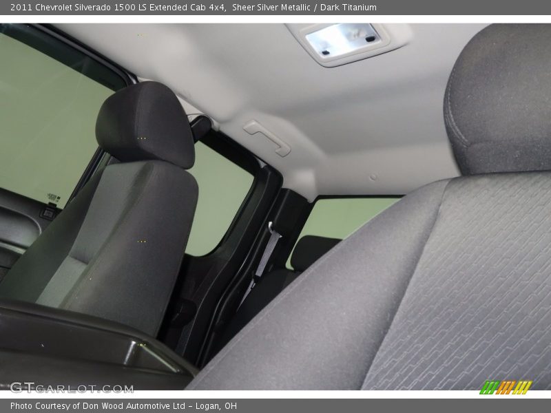 Sheer Silver Metallic / Dark Titanium 2011 Chevrolet Silverado 1500 LS Extended Cab 4x4