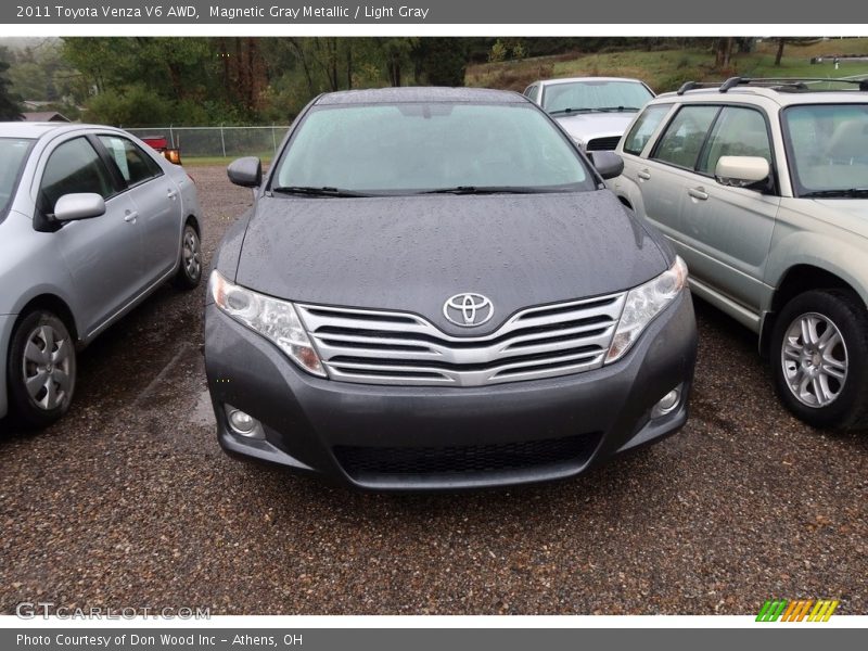 Magnetic Gray Metallic / Light Gray 2011 Toyota Venza V6 AWD