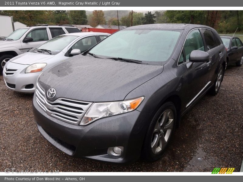 Magnetic Gray Metallic / Light Gray 2011 Toyota Venza V6 AWD