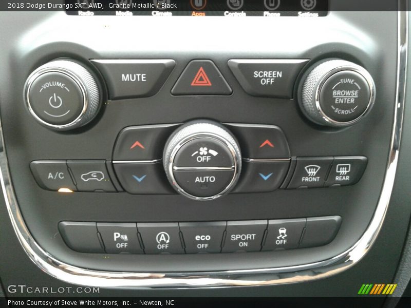 Granite Metallic / Black 2018 Dodge Durango SXT AWD