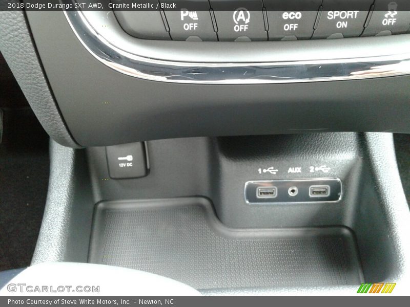 Granite Metallic / Black 2018 Dodge Durango SXT AWD