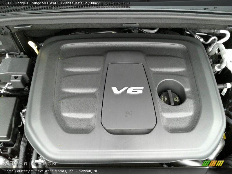 Granite Metallic / Black 2018 Dodge Durango SXT AWD