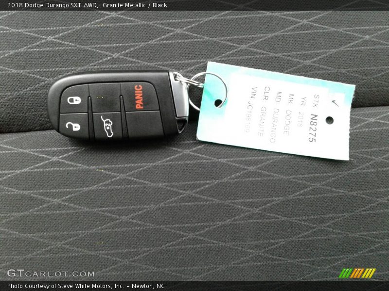 Granite Metallic / Black 2018 Dodge Durango SXT AWD