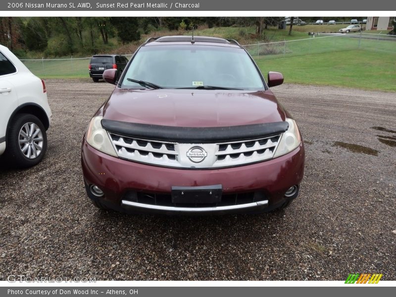 Sunset Red Pearl Metallic / Charcoal 2006 Nissan Murano SL AWD