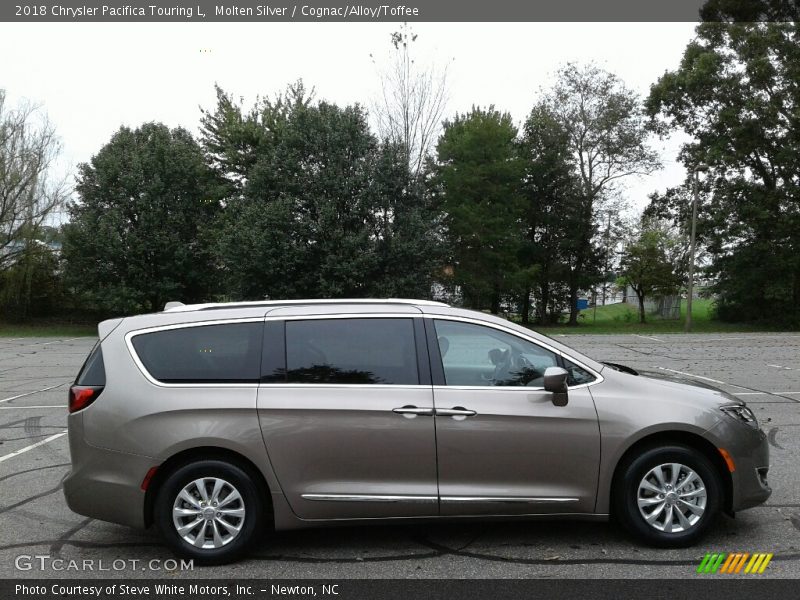 Molten Silver / Cognac/Alloy/Toffee 2018 Chrysler Pacifica Touring L