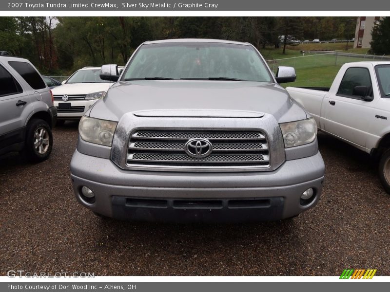 Silver Sky Metallic / Graphite Gray 2007 Toyota Tundra Limited CrewMax