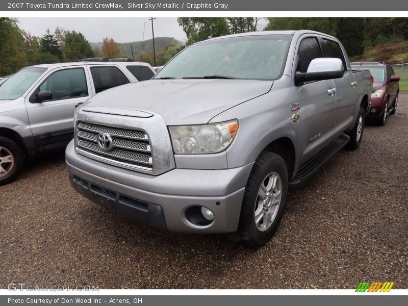Silver Sky Metallic / Graphite Gray 2007 Toyota Tundra Limited CrewMax