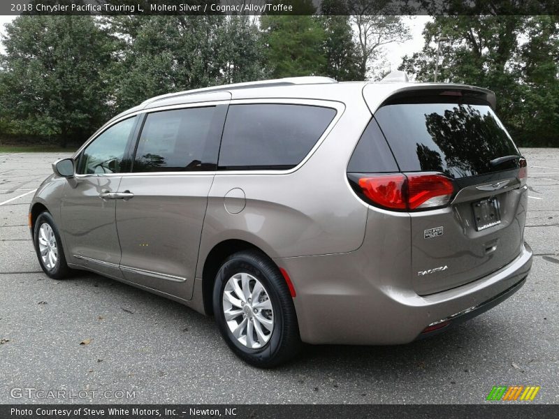 Molten Silver / Cognac/Alloy/Toffee 2018 Chrysler Pacifica Touring L