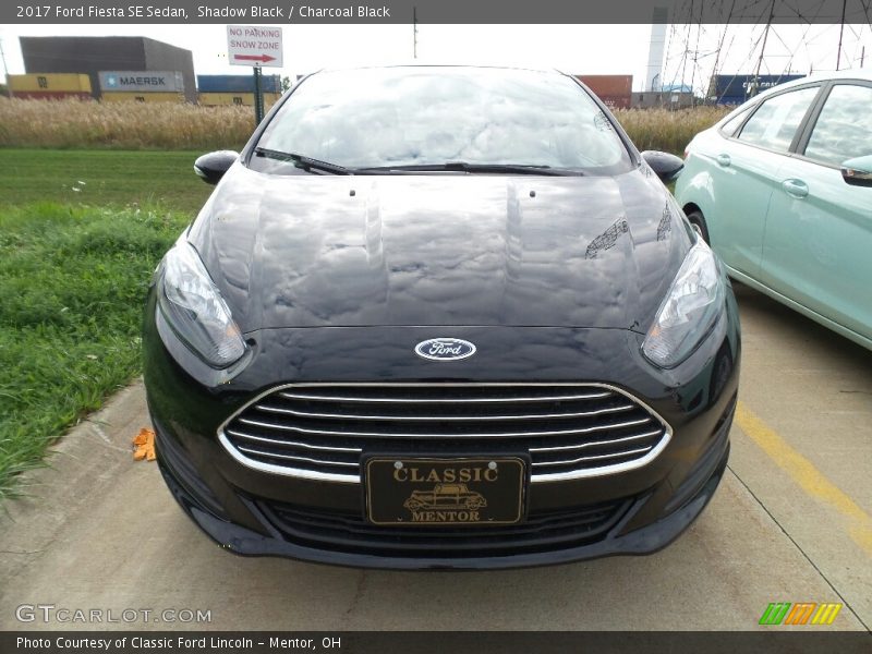 Shadow Black / Charcoal Black 2017 Ford Fiesta SE Sedan