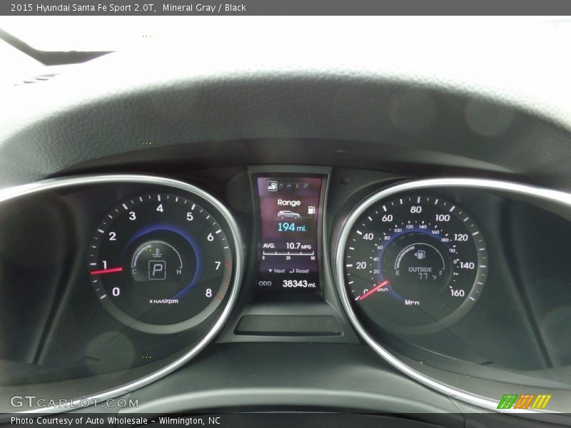 Mineral Gray / Black 2015 Hyundai Santa Fe Sport 2.0T