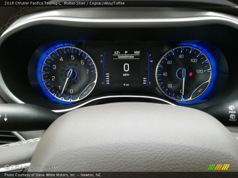 Molten Silver / Cognac/Alloy/Toffee 2018 Chrysler Pacifica Touring L