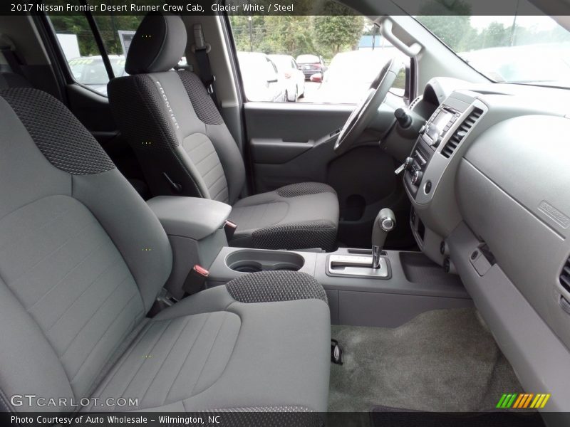 Front Seat of 2017 Frontier Desert Runner Crew Cab