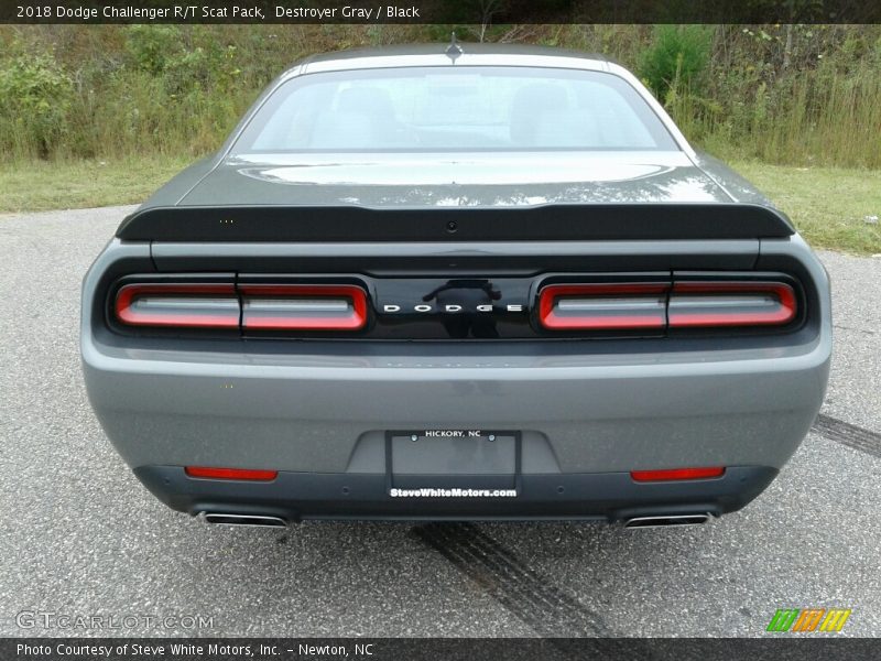 Destroyer Gray / Black 2018 Dodge Challenger R/T Scat Pack