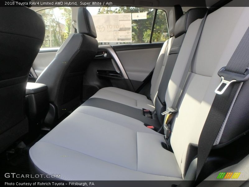 Super White / Ash 2018 Toyota RAV4 Limited AWD Hybrid