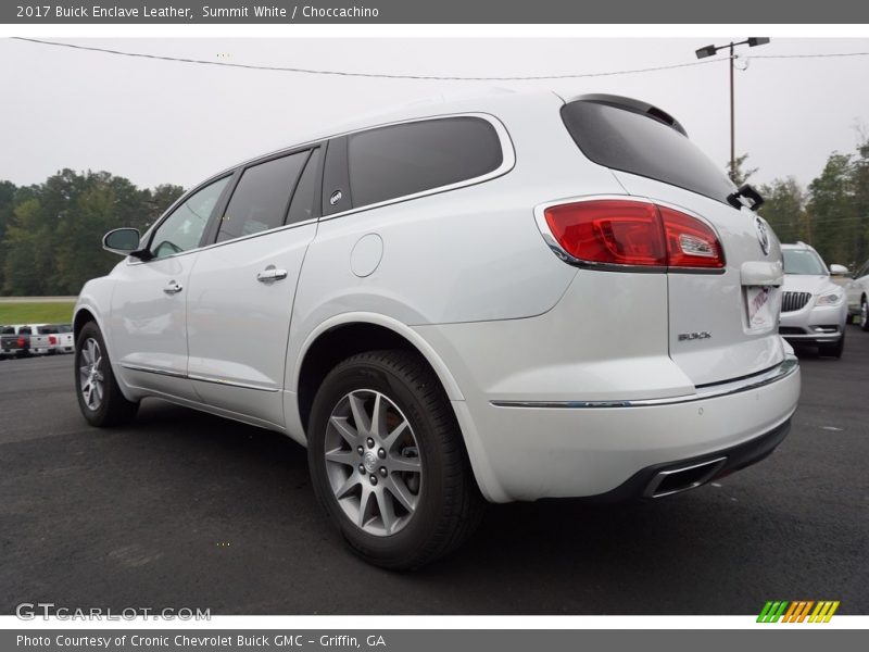 Summit White / Choccachino 2017 Buick Enclave Leather