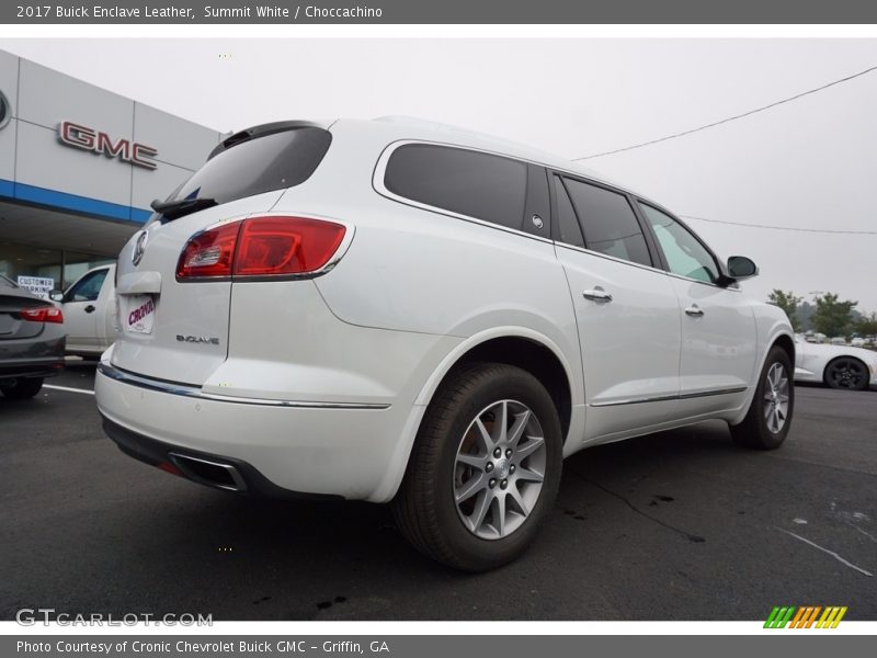 Summit White / Choccachino 2017 Buick Enclave Leather