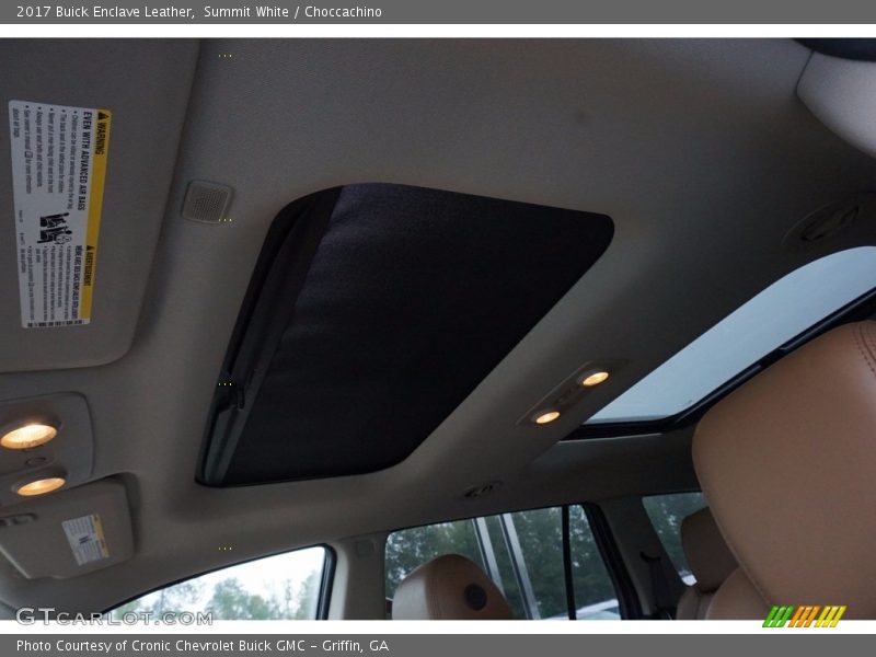 Summit White / Choccachino 2017 Buick Enclave Leather