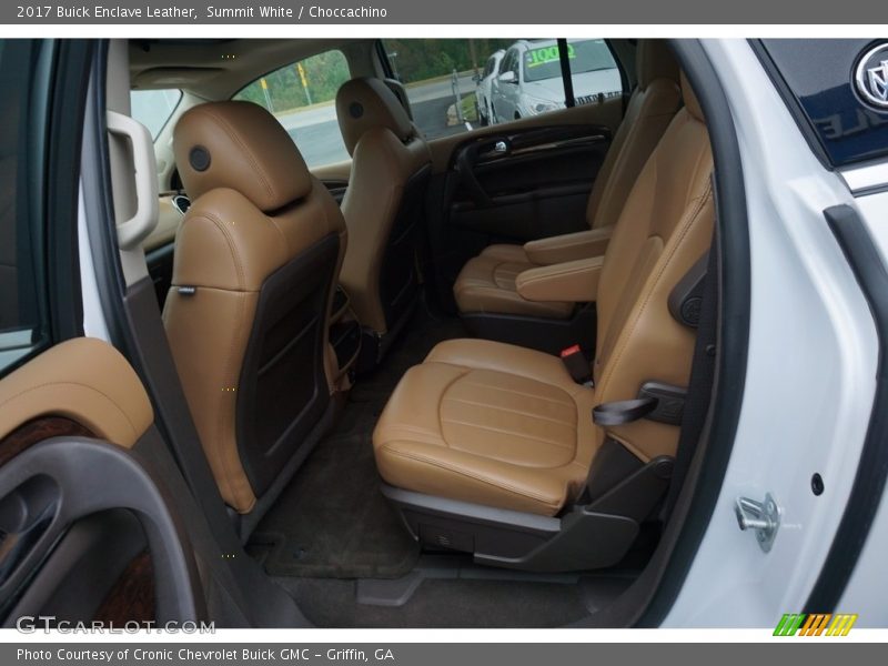 Summit White / Choccachino 2017 Buick Enclave Leather
