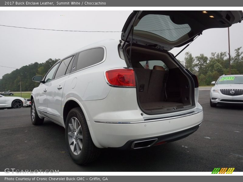 Summit White / Choccachino 2017 Buick Enclave Leather