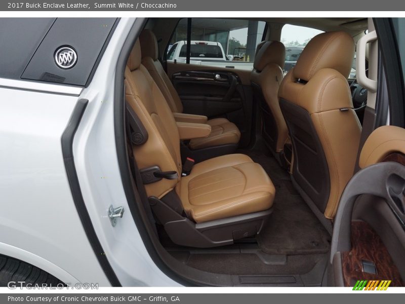 Summit White / Choccachino 2017 Buick Enclave Leather